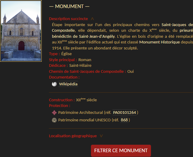 Notice monument